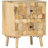 Bedside Cabinet 40x30x50 cm Solid Mango Wood