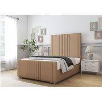 Comfort Beds Royal Bed Frame in Beige | Size: Double
