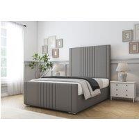 Comfort Beds Royal Bed Frame in Light Grey | Size: Small Double