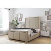 Comfort Beds Savoy Bed Frame in Light Beige | Size: Single