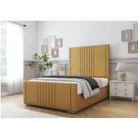 Comfort Beds Royal Bed Frame in Mustard | Size: Small Double