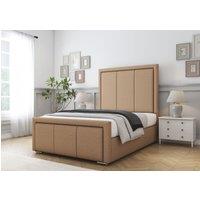Comfort Beds Savoy Bed Frame in Beige | Size: Single