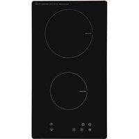 SIA 30cm Domino Electric Induction Hob Black - INDH315BL
