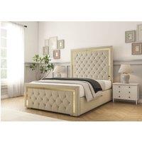 Sofia Gold Bed Frame