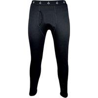 Heat Holders Men's Fleece Lined Base Layer Thermal Long John Bottoms in Jet Black | Size: XL