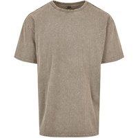 Build Your Brand Men's Heavyweight Oversized T-Shirt in Khaki | Size: XL