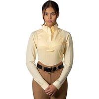 Aubrion Women's Tie Keeper Long-Sleeved Shirt in Yellow | Size: 2XS
