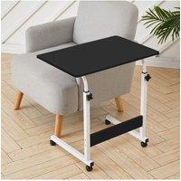 Living and Home Movable Computer Lift Table in Black