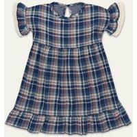 Lilly + Sid Girl's Check Folk Dress - Reversible | Size: 0-3 m