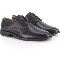 CATESBY ENGLAND Men's Edward Comfort Flex Leather Derby Shoes in Black | Size: 12