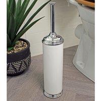 Showerdrape 'Opera' Toilet Brush & Holder Freestanding in Silver