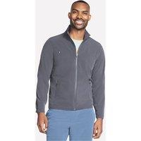 Skechers Men's The Gowalk Everywhere Full Zip Jacket Asphalt in Black | Size: Medium