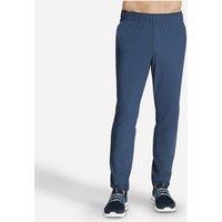 Skechers Men's Gostretch Ultra Tapered Pant Navy Blue Nights in Black | Size: Large