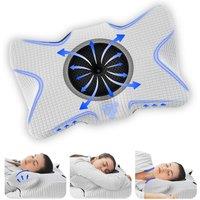 GAVENO CAVAILIA Cervical Memory Foam Pillow in White