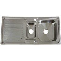 Monstershop Premium Stainless Steel Kitchen Sink in Silver