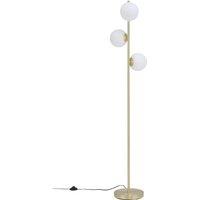Modern 3-Light Floor Lamp with Glass Lampshades