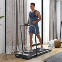 HOMCOM Foldable Walking Treadmill w/ LED Display, Blue