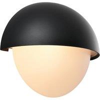 Nordlux Modern Outdoor Wall Light Black Plastic E27 Weatherproof - Mains Powered, IP44