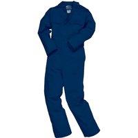 Portwest Men's Bizweld Flame Retardant Coverall Workwear Pack of 2 in Navy | Size: Large