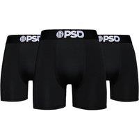 Black Solid 3 Pack 5" Boxer Brief
