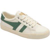 Gola Women's 'Tennis Mark Cox' Canvas Lace-Up Trainers in Off-White | Size: 3