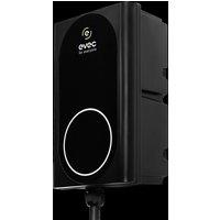 EVEC VEC03 7.4kW EV Charger With Tethered Cable, Type 2, Single Phase in Black