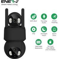 ENER-J Smart Wi-Fi Dual Lens Outdoor Dome IP Camera Black Housing IP65