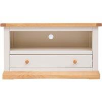 Cabinet Bits Trevi Off-White 1 Drawer TV Cabinet Wood Knob