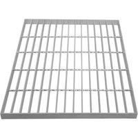 Monstershop Galvanised Grating - 500mm x 500mm in Silver