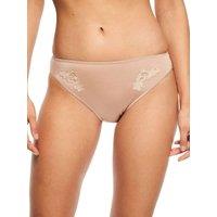 Chantelle Women's Hedona Brazilian in Beige | Size: 12