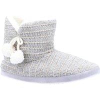 Divaz Women's Saturn Knitted Bootie Slipper in Grey | Size: Medium