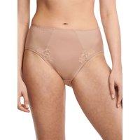 Chantelle Women's Hedona High Waist Brief in Beige | Size: 10