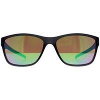 BMW Men's Rectangle Matte Black Green Mirror BS0036