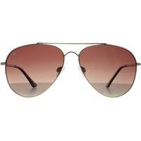 Prive Revaux Men's Aviator Champagne Gold Brown Gradient Cali