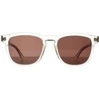 CALVIN KLEIN Men's Round Nude Mauve CK23505S in Clear