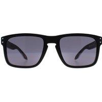 Oakley Men's Square Matte Black Prizm Grey Holbrook