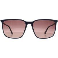 CALVIN KLEIN Men's Rectangle Blue Brown CK22522S