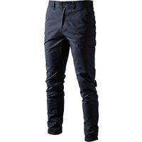 Casual Business All-match Twill Cotton Straight-Leg Trousers