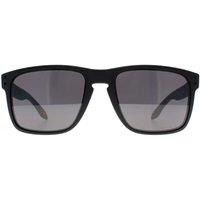 Oakley Men's Square Steel Prizm Black Polarised Holbrook XL in Grey