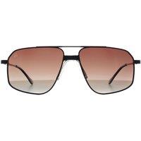 Prive Revaux Men's Aviator Caviar Black Brown Gradient Rico