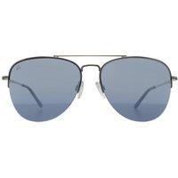 Prive Revaux Men's Aviator Palladium Baby Blue Hollywood in Silver