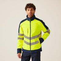 Regatta Men's Hi-Vis Pro 3-Layer Softshell Jacket in Yellow | Size: 3XL