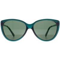 Radley Women's Cat Eye Transparent Green Grey Genna in Blue