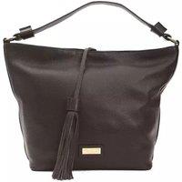 Pompei Donatella Women's Luxury Leather Shoulder Bag with Adjustable Strap in Brown