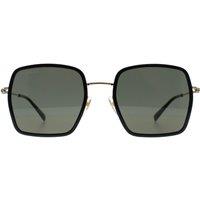 Gucci Women's Square Black Gold Grey GG1848S