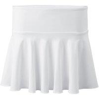 MODISHION Women's Pleated High Waisted Tennis Skort with Pocket in White | Size: Small