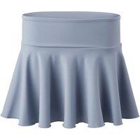 MODISHION Women's Pleated High Waisted Tennis Skort with Pocket in Grey | Size: XL