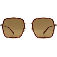 Gucci Women's Square Havana Gold Brown GG1848S