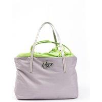 Nylon Tote Handbag Model BY17749- Gray Shoulder Bags