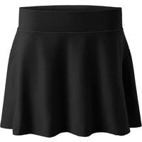 MODISHION Women's High Waisted Pleated Tennis Skort with Pockets in Black | Size: XS